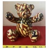Ceramic Teddy Bear Coin Bank