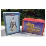Gothic Legends and Dragon with Knight Figurines
