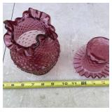 Kanawha Glass Vase and Toothpick Holder