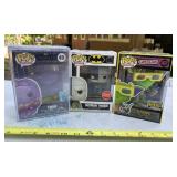 Funko Pops Thor, Batman (Hush), & Stripe