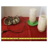 Reptile Heat Lamp and 1 quart Poultry Feeder