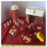 1968 Fischer Price Barn, Silo and Animals