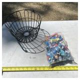 Raggedy Ann Small Figurines with Basket