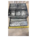 Galvanized Toolbox with shank cutting tools,