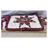 Quilted Bedspread with 2 shamsFull/Queen