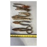 Vice Grips, Tin Snips, Pliers