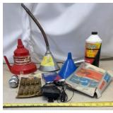 Funnels, Spark Plugs, Ball Hitch, and more