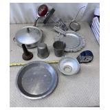 William Adams pewter thimble shaped Cups