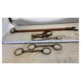 Antique agricultural or equestrian collectibles-