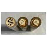 3 Rolls of 1963 Lincoln Cents UNC