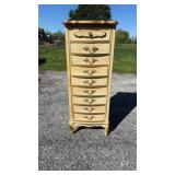 Vtg French Provincial style lingerie chest, 50.5