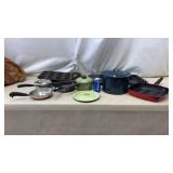 Enamelware Stovk pot, Club Pot with lid,