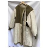 WWll US Army M-51 wool mohair pile liner coat.