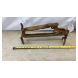Vintage Cast Iron Fuller Brikarier Brick Carrier
