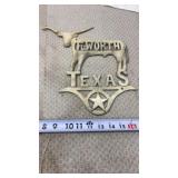 Cast Iron Steer Decor-Ft Worth Texas