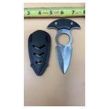 Tomahawk Spearhead Neck Knife and Sheath