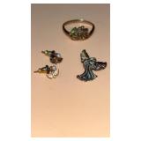 Black Hills Gold style jewelry.