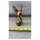 Solid Brass Mouse Paperweight