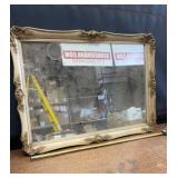 Wall mirror w/beautiful ornate frame