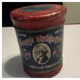 Tin George Washington Cut Plug Chewing Tobacco