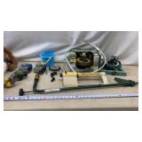Yard Water Sprinklers, Weed Puller and more
