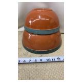 Terra-Cotta ceramic mixing bowls