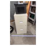 Metal Filing Cabinet and plastic file organizer