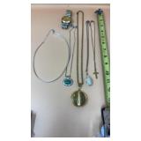 Vtg Costume Jewelry Necklaceï¿½s with Turtle