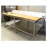 Commercial Kitchen Table 83in/45in/36in