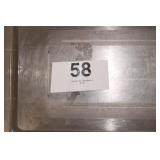 Plastic Tub w/Lid 16in/9in/12in