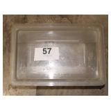 Plastic Tub w/Lid 16in/9in/12in