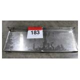 Stainless steel shelf  21in/7in