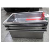 Steam pans 22in/14in/7in