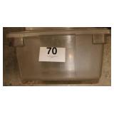 Plastic Tub w/o Lid 16in/9in/12in