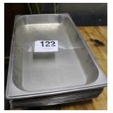 Stainless Steel Pans x12 21in/3in/2.5in