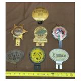 Vintage Toppers for License Plates