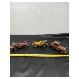 Handcrafted Wooden Antique Car Models
