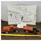 Ertl Oilzum Oil Bank, Philips 66 1936 Dodge Truck