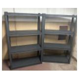 Sterilite Plastic Shelves