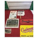 Cushman, Burma-Shave Metal Signs, Die Hard