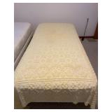 Beatrice Home Fashions Chenille Yellow Bedspread