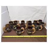 Siesta Ware Amber Glass Barrel Mugs