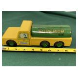 Wood and Steel Oil Superior Gas Delivery Truck