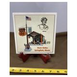 Sheaï¿½s Station in Springfield, IL Tile and Stand