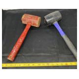 Wood and Rubber Mallet Hammers