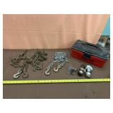 Chains with 1 7/8 in and 2 in Ball Hitches and