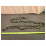 Rusted Chain with Hooks