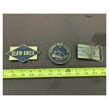 Vintage Blaw-Knox Belt Buckles