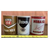 Vintage 1-quart Motor Oil Cans Represent Popular