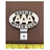 Vintage Hoosier Motor Club AAA license Plate